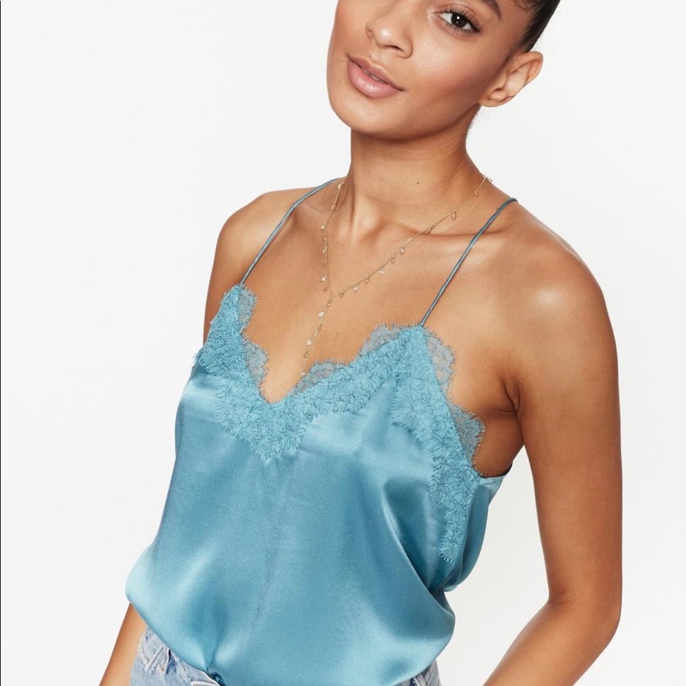 RACER CHARMEUSE CAMI SEASHELL COLOR